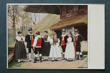Ansichtskarte AK Badische Volkstrachten III 1905-1925 Hotzenwälder